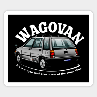 3G CIVIC WONDER WAGOVAN SHUTTLE BLACK Magnet